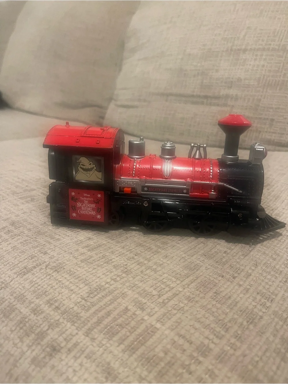 Disney Nightmare Before Christmas Nightmare Express Light & Sound Train Tested